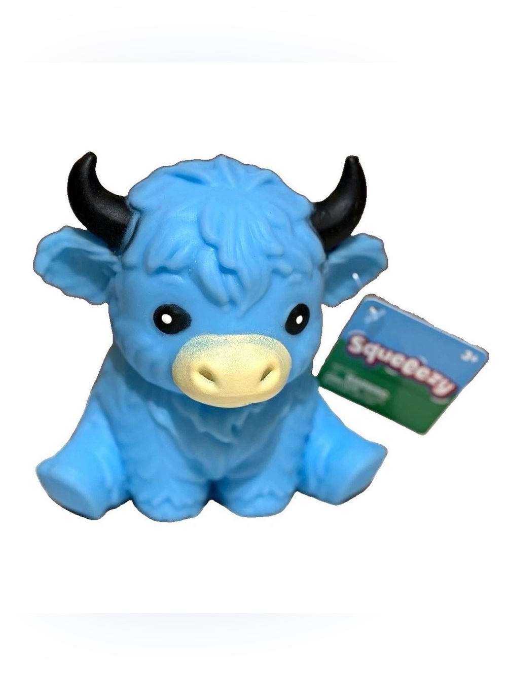 NWT Toymendous Highland Cow Squishy - Blue